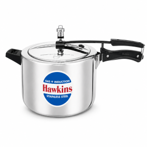 Hawkins 5 Litre Pressure Cooker, Stainless Steel Inner Lid Cooker