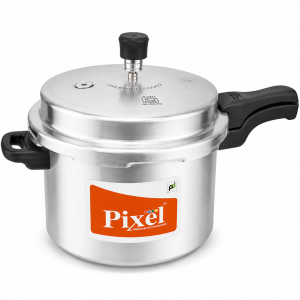 Pixel Pressure Cooker Aluminium 5 Litre Silver
