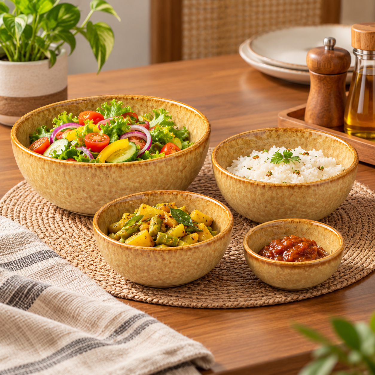 Cozy Ceramic Bowl Feast