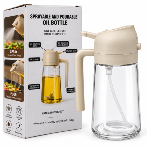 Glass Oil Dispenser and Packaging
