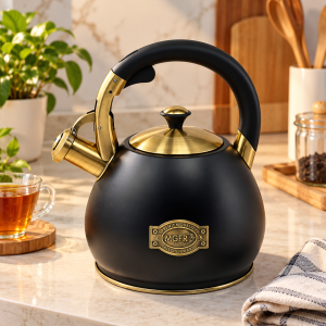Matte Black Brass Kitchen Kettle